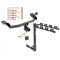 Custom Fit Trailer Hitch 4 Bike Carrier Security J-Pin Rubber Hitch Plug Cover Installation Hardware Installation Instructions 75998 1393100G 63201 7010 Draw-Tite Trailer Tow Hitch 4 Bike Rack 14-23 Jeep Cherokee tilt away adult or child arms fold down c Trailer Tow Hitch w/ 4 Bike Rack For 14-23 Jeep Cherokee tilt away adult or child arms fold down carrier w/ Lock and Cover