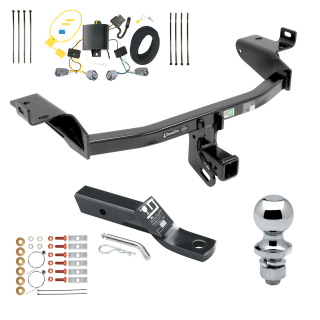 Custom Fit Trailer Hitch Wiring Harness (Plug & Play) 2" Drop Ball-Mount w/ Pin/Clip 1-7/8" Chrome Ball Installation Hardware Installation Instructions 75998 118779 23 63816 Draw-Tite Trailer Tow Hitch 19-23 Jeep Cherokee Complete Package W Trailer Tow Hitch For 19-23 Jeep Cherokee Complete Package w/ Wiring and 1-7/8" Ball