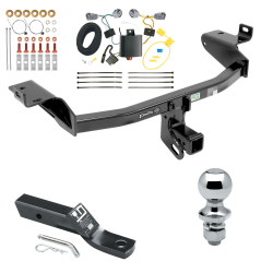 Trailer Tow Hitch For 14-18 Jeep Cherokee Complete Package w/ Wiring and 1-7/8" Ball Trailer Tow Hitch For 14-18 Jeep Cherokee Complete Package w/ Wiring and 1-7/8" Ball