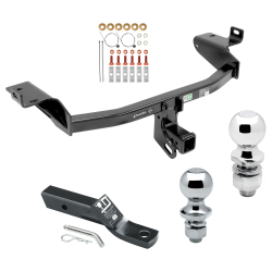 Trailer Tow Hitch For 14-23 Jeep Cherokee Receiver w/ 1-7/8" and 2" Ball Trailer Tow Hitch For 14-23 Jeep Cherokee Receiver w/ 1-7/8" and 2" Ball