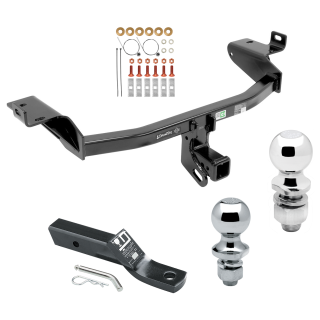 Custom Fit Trailer Hitch 2" Drop Ball-Mount w/ Pin/Clip 1-7/8" and 2" Chrome Ball Installation Hardware Installation Instructions 75998 23 63845 63816 Draw-Tite Trailer Tow Hitch 14-23 Jeep Cherokee Receiver 1-7/8" and 2" Ball 14 Trailer Tow Hitch For 14-23 Jeep Cherokee Receiver w/ 1-7/8" and 2" Ball