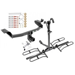 Trailer Tow Hitch For 14-23 Jeep Cherokee Platform Style 2 Bike Rack w/ Anti Rattle Hitch Lock Trailer Tow Hitch For 14-23 Jeep Cherokee Platform Style 2 Bike Rack w/ Anti Rattle Hitch Lock