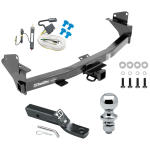 Trailer Tow Hitch For 15-22 Chevy Colorado GMC Canyon Complete Package w/ Wiring and 1-7/8" Ball