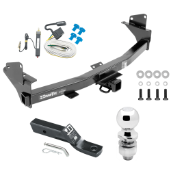 Trailer Tow Hitch For 15-22 Chevy Colorado GMC Canyon Complete Package w/ Wiring and 2" Ball Trailer Tow Hitch For 15-22 Chevy Colorado GMC Canyon Complete Package w/ Wiring and 2" Ball