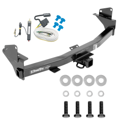 Trailer Tow Hitch For 15-22 Chevy Colorado GMC Canyon w/ Wiring Harness Kit Trailer Tow Hitch For 15-22 Chevy Colorado GMC Canyon w/ Wiring Harness Kit