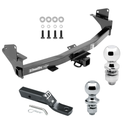 Trailer Tow Hitch For 15-22 Chevy Colorado GMC Canyon Receiver w/ 1-7/8" and 2" Ball Trailer Tow Hitch For 15-22 Chevy Colorado GMC Canyon Receiver w/ 1-7/8" and 2" Ball