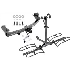 Trailer Tow Hitch For 15-22 Chevy Colorado GMC Canyon Platform Style 2 Bike Rack w/ Anti Rattle Hitch Lock Trailer Tow Hitch For 15-22 Chevy Colorado GMC Canyon Platform Style 2 Bike Rack w/ Anti Rattle Hitch Lock