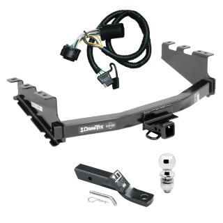 Custom Fit Trailer Hitch Wiring Harness (Plug & Play) 2" Drop Ball-Mount w/ Pin/Clip 2" Chrome Ball Installation Hardware Installation Instructions 76016 118384 23 63845 Draw-Tite Trailer Tow Hitch 14-18 Chevy Silverado GMC Sierra 2019 Old B Trailer Tow Hitch For 14-18 Chevy Silverado GMC Sierra 2019 Old Body Complete Package w/ Wiring and 2" Ball
