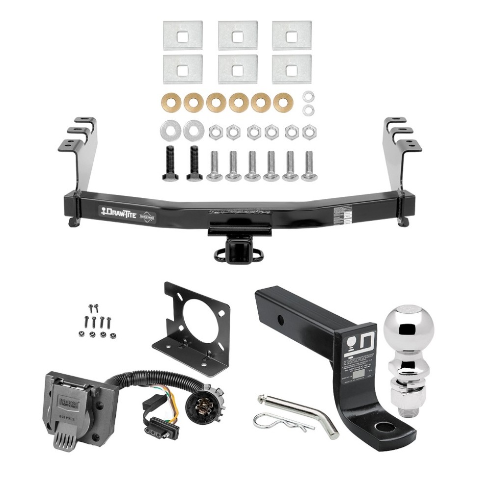 Custom Fit Trailer Hitch Wiring Harness (Plug & Play) 4" Drop Ball-Mount w/ Pin/Clip 2-5/16" Chrome Ball Installation Hardware Installation Instructions 76016 74682 53 63847 Draw-Tite Trailer Hitch Package Wiring 14-18 Chevy Silverado GMC Si Trailer Hitch Package w/ Wiring For 14-18 Chevy Silverado GMC Sierra 2019 Legacy and Limited w/ 2-5/16" Ball 4" Drop Mount 7-Way Pin Blade RV Class 4