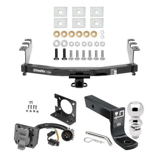 Custom Fit Trailer Hitch Wiring Harness (Plug & Play) 4" Drop Ball-Mount w/ Pin/Clip 2-5/16" Chrome Ball Installation Hardware Installation Instructions 76016 74682 53 63847 Draw-Tite Trailer Hitch Package Wiring 14-18 Chevy Silverado GMC Si Trailer Hitch Package w/ Wiring For 14-18 Chevy Silverado GMC Sierra 2019 Legacy and Limited w/ 2-5/16" Ball 4" Drop Mount 7-Way Pin Blade RV Class 4