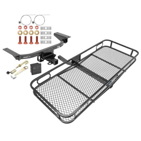 Trailer Tow Hitch For 16-23 Mazda CX-9 Basket Cargo Carrier Platform Hitch Lock and Cover