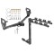 Custom Fit Trailer Hitch 4 Bike Carrier Installation Hardware Installation Instructions 76021 1393100G Draw-Tite Trailer Tow Hitch 4 Bike Rack 15-23 Jeep Renegade tilt away adult or child arms fold down carrier 15 16 17 18 19 20 21 22 23 2015 2016 2017 2 Trailer Tow Hitch w/ 4 Bike Rack For 15-23 Jeep Renegade tilt away adult or child arms fold down carrier