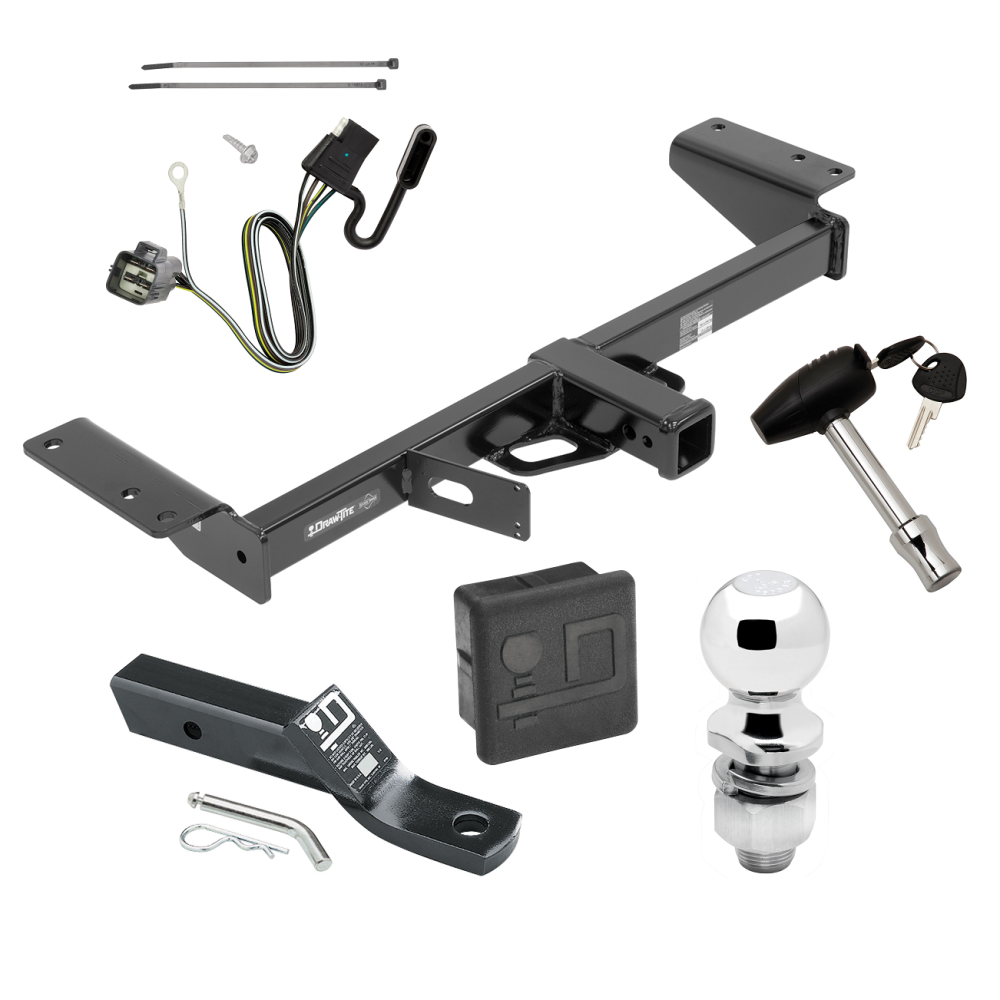 Trailer Tow Hitch For 1723 Cadillac XT5 Deluxe Package Wiring 2" Ball