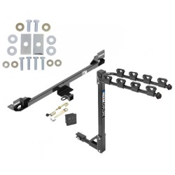 Trailer Tow Hitch w/ 4 Bike Rack For 11-17 Honda Odyssey tilt away adult or child arms fold down carrier w/ Lock and Cover Trailer Tow Hitch w/ 4 Bike Rack For 11-17 Honda Odyssey tilt away adult or child arms fold down carrier w/ Lock and Cover