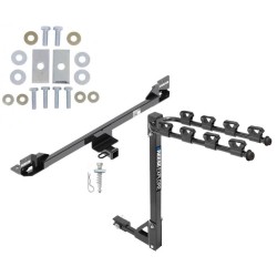 Trailer Tow Hitch w/ 4 Bike Rack For 11-17 Honda Odyssey tilt away adult or child arms fold down carrier Trailer Tow Hitch w/ 4 Bike Rack For 11-17 Honda Odyssey tilt away adult or child arms fold down carrier