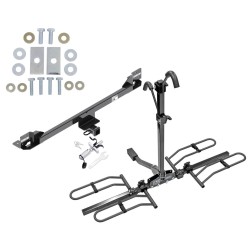 Trailer Tow Hitch For 11-17 Honda Odyssey Platform Style 2 Bike Rack w/ Anti Rattle Hitch Lock Trailer Tow Hitch For 11-17 Honda Odyssey Platform Style 2 Bike Rack w/ Anti Rattle Hitch Lock