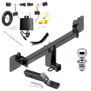 Trailer Tow Hitch For 17-24 Jaguar F-Pace Complete Package w/ Wiring and 1-7/8" Ball Trailer Tow Hitch For 17-24 Jaguar F-Pace Complete Package w/ Wiring and 1-7/8" Ball