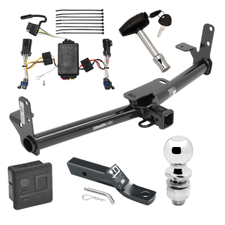 Trailer Tow Hitch For 02-07 Saturn Vue Deluxe Package Wiring 2" Ball and Lock