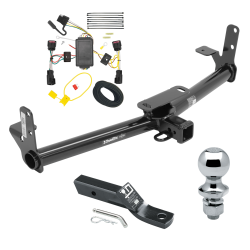 Trailer Tow Hitch For 10-17 Chevy Equinox GMC Terrain Complete Package w/ Wiring and 1-7/8" Ball Trailer Tow Hitch For 10-17 Chevy Equinox GMC Terrain Complete Package w/ Wiring and 1-7/8" Ball