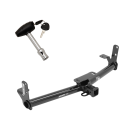 Trailer Tow Hitch For 05-17 Chevy Equinox 10-17 GMC Terrain w/ Security Lock Pin Key Trailer Tow Hitch For 05-17 Chevy Equinox 10-17 GMC Terrain w/ Security Lock Pin Key