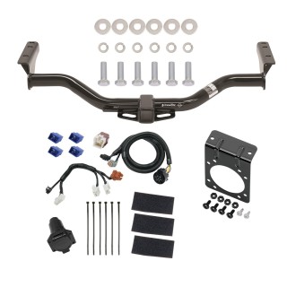 Custom Fit Trailer HitchTow Harness Wiring Package (7-Way) Mounting Bracket for 7-Way Connectors Installation Hardware Installation Instructions 76031 118273 20212 Draw-Tite Trailer Tow Hitch 7-Way RV Wiring 13-21 Nissan Pathfinder 14-21 Infiniti QX60 Ha Trailer Tow Hitch w/ 7-Way RV Wiring For 13-21 Nissan Pathfinder 14-21 Infiniti QX60 Harness Kit Mounting Bracket 2" Tow Receiver Class 3