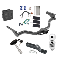 Trailer Tow Hitch For 13-21 Nissan Pathfinder 14-21 Infiniti QX60 Deluxe Package Wiring 2" Ball and Lock Trailer Tow Hitch For 13-21 Nissan Pathfinder 14-21 Infiniti QX60 Deluxe Package Wiring 2" Ball and Lock