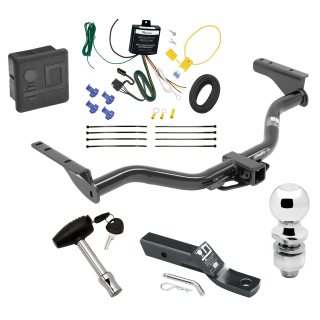 Custom Fit Trailer Hitch Wiring Harness (Requires Splicing) 2" Drop Ball-Mount w/ Pin/Clip 2" Chrome Ball Security Lock Pin Rubber Hitch Plug Cover Installation Hardware Installation Instructions 76031 119148 23 63845 580407 7010 Draw-Tite Trail Trailer Tow Hitch For 2013 Infiniti JX35 Deluxe Package Wiring 2" Ball and Lock