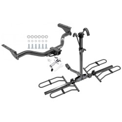 Trailer Hitch For 13-21 Nissan Pathfinder 14-21 Infiniti QX60 2013 JX35 Platform Style 2 Bike Rack w/ Anti Rattle Hitch Lock Trailer Hitch For 13-21 Nissan Pathfinder 14-21 Infiniti QX60 2013 JX35 Platform Style 2 Bike Rack w/ Anti Rattle Hitch Lock