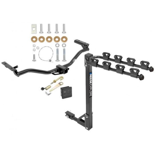 Custom Fit Trailer Hitch 4 Bike Carrier Security J-Pin Rubber Hitch Plug Cover Installation Hardware Installation Instructions 76034 1393100G 63201 7010 Draw-Tite Trailer Tow Hitch 4 Bike Rack 11-19 Explorer tilt away adult or child arms fold down carrie Trailer Tow Hitch w/ 4 Bike Rack For 11-19 Ford Explorer tilt away adult or child arms fold down carrier w/ Lock and Cover