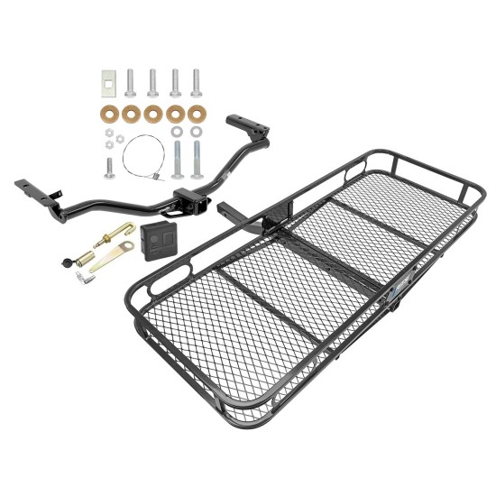 Trailer Tow Hitch For 11-19 Ford Explorer Basket Cargo Carrier Platform Hitch Lock and Cover