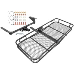 Trailer Tow Hitch For 17-24 Chrysler Pacifica 22-23 Grand Caravan Except Hybrid Basket Cargo Carrier Platform w/ Hitch Pin Trailer Tow Hitch For 17-24 Chrysler Pacifica 22-23 Grand Caravan Except Hybrid Basket Cargo Carrier Platform w/ Hitch Pin