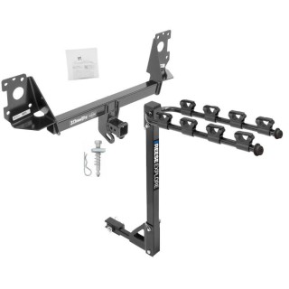 Custom Fit Trailer Hitch 4 Bike Carrier Installation Hardware Installation Instructions 76076 1393100G Draw-Tite Trailer Tow Hitch 4 Bike Rack 17-22 Audi Q7 tilt away adult or child arms fold down carrier 17 18 19 20 21 22 2017 2018 2019 2020 2021 2022 Trailer Tow Hitch w/ 4 Bike Rack For 17-25 Audi Q7 tilt away adult or child arms fold down carrier