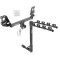 Custom Fit Trailer Hitch 4 Bike Carrier Installation Hardware Installation Instructions 76076 1393100G Draw-Tite Trailer Tow Hitch 4 Bike Rack 17-22 Audi Q7 tilt away adult or child arms fold down carrier 17 18 19 20 21 22 2017 2018 2019 2020 2021 2022 Trailer Tow Hitch w/ 4 Bike Rack For 17-25 Audi Q7 tilt away adult or child arms fold down carrier