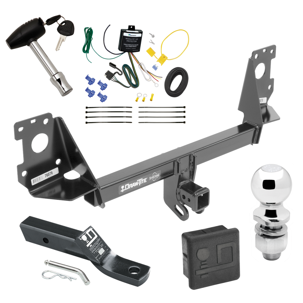 Trailer Tow Hitch For 1722 Audi Q7 Deluxe Package Wiring