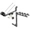 Custom Fit Trailer Hitch 4 Bike Carrier Security J-Pin Rubber Hitch Plug Cover Installation Hardware Installation Instructions 76080 1393100G 63201 7010 Draw-Tite Trailer Tow Hitch 4 Bike Rack 16-18 Buick Envision tilt away adult or child arms fold down Trailer Tow Hitch w/ 4 Bike Rack For 16-18 Buick Envision tilt away adult or child arms fold down carrier w/ Lock and Cover