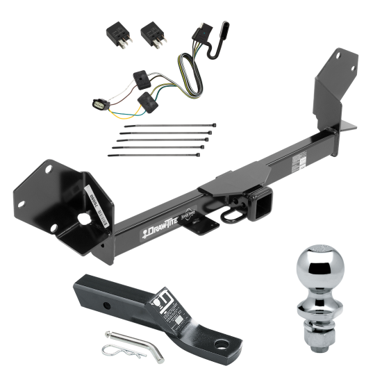 Custom Fit Trailer Hitch Wiring Harness (Plug & Play) 2" Drop Ball-Mount w/ Pin/Clip 1-7/8" Chrome Ball Installation Hardware Installation Instructions 76080 118725 23 63816 Draw-Tite Trailer Tow Hitch 16-18 Buick Envision Complete Package Trailer Tow Hitch For 16-18 Buick Envision Complete Package w/ Wiring and 1-7/8" Ball