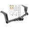 Trailer Tow Hitch For 13-17 Subaru Crosstrek XV Crosstrek except Hybrid Platform Style 2 Bike Rack w/ Anti Rattle Hitch Lock