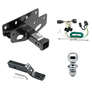 Custom Fit Trailer Hitch Wiring Harness (Plug & Play) 2" Drop Ball-Mount w/ Pin/Clip 1-7/8" Chrome Ball Installation Hardware Installation Instructions 76382 118416 23 63816 Draw-Tite Trailer Tow Hitch 07-18 Jeep Wrangler JK Except w/Right Trailer Tow Hitch For 07-18 Jeep Wrangler JK Except w/Right Hand Drive & Limited Edition Complete Package w/ Wiring and 1-7/8" Ball