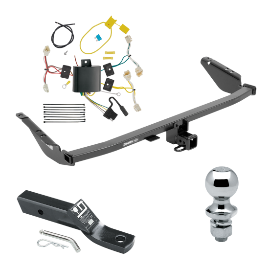 Custom Fit Trailer Hitch Wiring Harness (Plug & Play) 2" Drop Ball-Mount w/ Pin/Clip 1-7/8" Chrome Ball Installation Hardware Installation Instructions 76112 118648 23 63816 Draw-Tite Trailer Tow Hitch 15-20 Toyota Sienna Except SE Complete Trailer Tow Hitch For 15-20 Toyota Sienna Except SE Complete Package w/ Wiring and 1-7/8" Ball