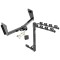 Trailer Tow Hitch w/ 4 Bike Rack For 15-21 Mitsubishi L200 Triton tilt away adult or child arms fold down carrier w/ Lock and Cover