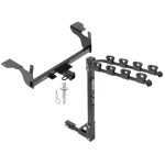 Custom Fit Trailer Hitch 4 Bike Carrier Installation Hardware Installation Instructions 76116 1393100G Draw-Tite Trailer Tow Hitch 4 Bike Rack 14-17 Volvo XC60 tilt away adult or child arms fold down carrier 14 15 16 17 2014 2015 2016 2017 Trailer Tow Hitch w/ 4 Bike Rack For 14-17 Volvo XC60 tilt away adult or child arms fold down carrier