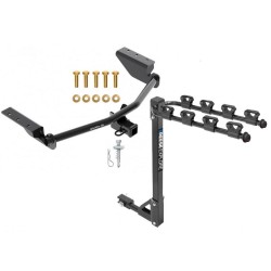 Trailer Tow Hitch w/ 4 Bike Rack For 13-18 Toyota RAV4 tilt away adult or child arms fold down carrier Trailer Tow Hitch w/ 4 Bike Rack For 13-18 Toyota RAV4 tilt away adult or child arms fold down carrier
