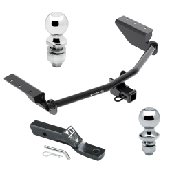 Trailer Tow Hitch For 13-18 Toyota RAV4 Receiver w/ 1-7/8" and 2" Ball Trailer Tow Hitch For 13-18 Toyota RAV4 Receiver w/ 1-7/8" and 2" Ball