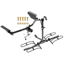 Trailer Tow Hitch For 13-18 Toyota RAV4 Platform Style 2 Bike Rack w/ Anti Rattle Hitch Lock Trailer Tow Hitch For 13-18 Toyota RAV4 Platform Style 2 Bike Rack w/ Anti Rattle Hitch Lock