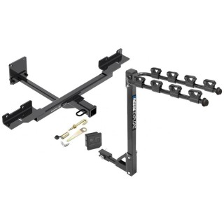 Custom Fit Trailer Hitch 4 Bike Carrier Security J-Pin Rubber Hitch Plug Cover Installation Hardware Installation Instructions 76141 1393100G 63201 7010 Draw-Tite Trailer Tow Hitch 4 Bike Rack 12-19 Mercedes-Benz GLE350 ML350 tilt away adult or child arm Trailer Tow Hitch w/ 4 Bike Rack For 12-19 Mercedes-Benz GLE350 ML350 tilt away adult or child arms fold down carrier w/ Lock and Cover
