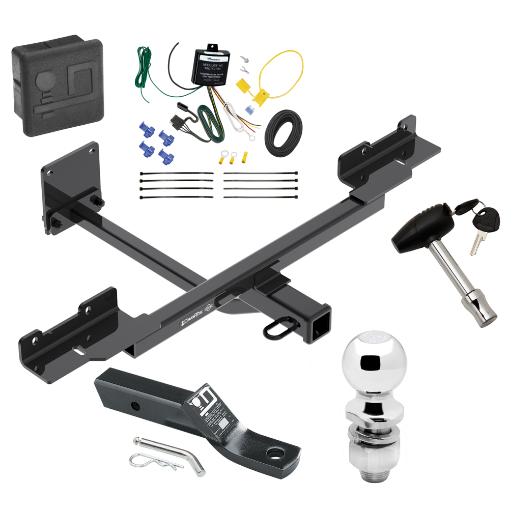 Custom Fit Trailer Hitch Wiring Harness (Requires Splicing) 2" Drop Ball-Mount w/ Pin/Clip 2" Chrome Ball Security Lock Pin Rubber Hitch Plug Cover Installation Hardware Installation Instructions 76141 119148 23 63845 580407 7010 Draw-Tite Trai Trailer Tow Hitch For 12-15 Mercedes-Benz ML350 16-19 GLE350 without Active Curve System Deluxe Package Wiring 2" Ball and Lock
