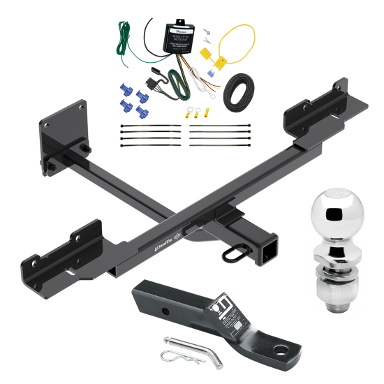Custom Fit Trailer Hitch Wiring Harness (Requires Splicing) 2" Drop Ball-Mount w/ Pin/Clip 2" Chrome Ball Installation Hardware Installation Instructions 76141 119148 23 63845 Draw-Tite Trailer Tow Hitch 12-15 Mercedes-Benz ML350 16-19 GLE350 w Trailer Tow Hitch For 12-15 Mercedes-Benz ML350 16-19 GLE350 without Active Curve System Complete Package w/ Wiring and 2" Ball