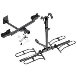 Trailer Tow Hitch For 12-19 Mercedes-Benz GLE350 ML350 Platform Style 2 Bike Rack w/ Anti Rattle Hitch Lock Trailer Tow Hitch For 12-19 Mercedes-Benz GLE350 ML350 Platform Style 2 Bike Rack w/ Anti Rattle Hitch Lock