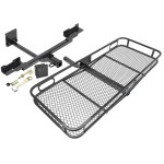 Trailer Tow Hitch For 12-19 Mercedes-Benz GLE350 ML350 Basket Cargo Carrier Platform Hitch Lock and Cover