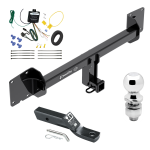 Custom Fit Trailer Hitch Wiring Harness (Requires Splicing) 2" Drop Ball-Mount w/ Pin/Clip 2" Chrome Ball Installation Hardware Installation Instructions 76143 119148 23 63845 Draw-Tite Trailer Tow Hitch 16-23 Tesla X Complete Package Wiring an Trailer Tow Hitch For 16-23 Tesla X Complete Package w/ Wiring and 2" Ball